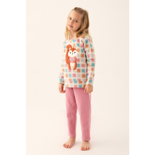 Mother Daughter Family Concept Long Sleeve Pajama Set