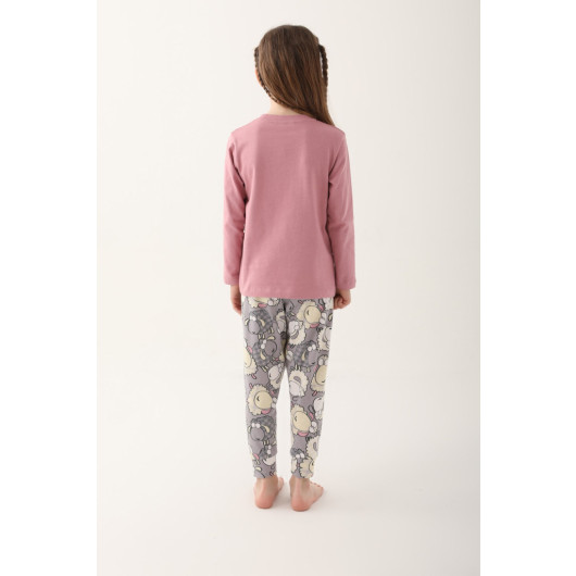 White Sheep Pink Long Sleeve Family Concept Pajama Set