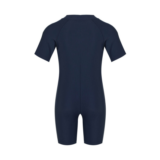 Solid Color Children Swimsuit Jumpsuit