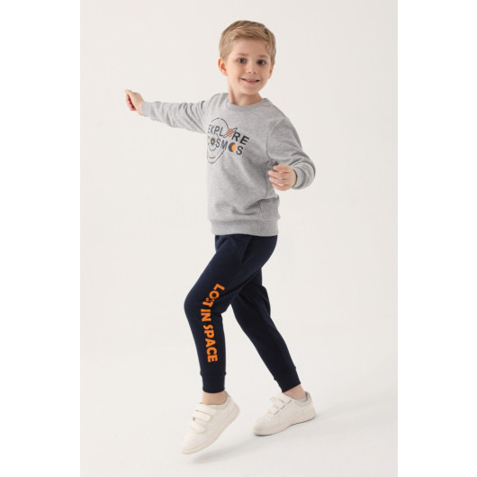 Explore Cosmos Blue Boy Tracksuit Set