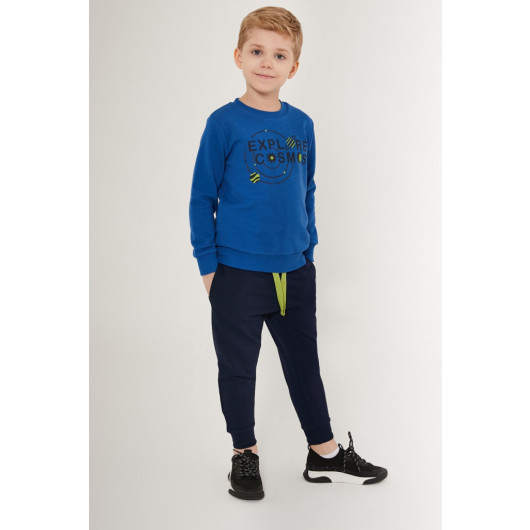 Explore Cosmos Blue Boy Tracksuit Set