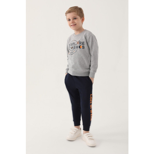 Explore Cosmos Blue Boy Tracksuit Set