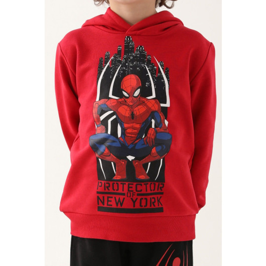 Red Boy Tracksuit Set