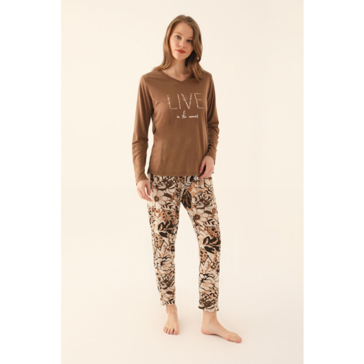 Women Long Sleeve Pajama Set