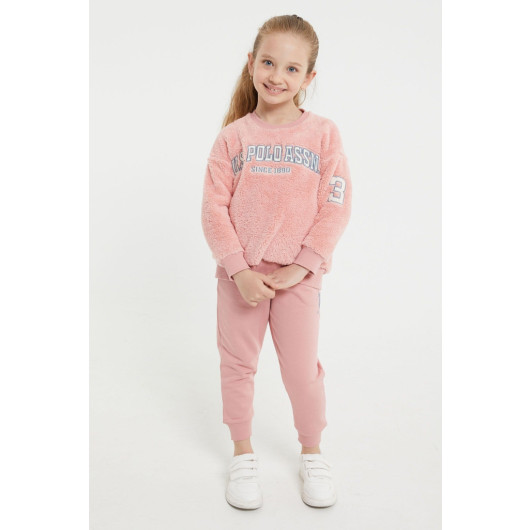 Licensed Retro Pink Girls Tracksuit Set