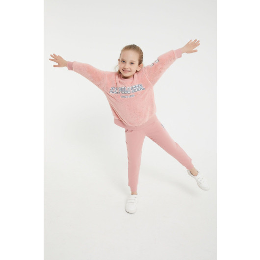 Licensed Retro Pink Girls Tracksuit Set