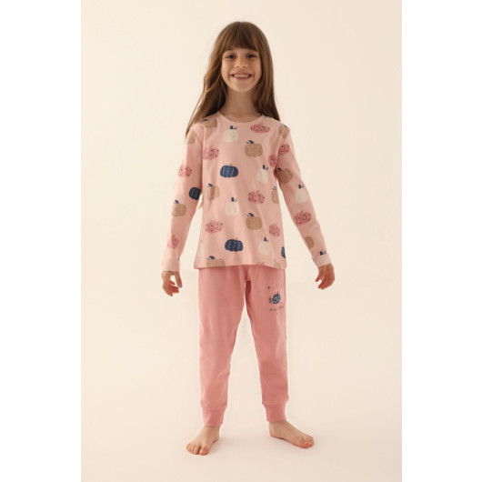 Magical Pink Girl Long Sleeve Pajama Set