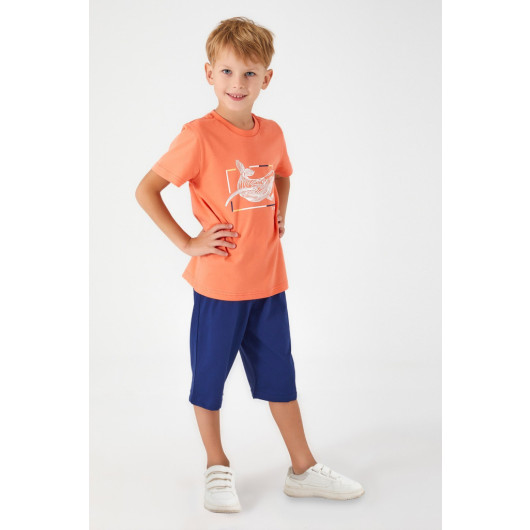 Rolypoly Dolphin Boy Capri Set