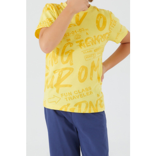 Fun Class Traveler Boy Bermuda Suit