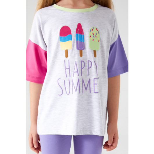 Rolypoly Happy Summer Girls Capri Set