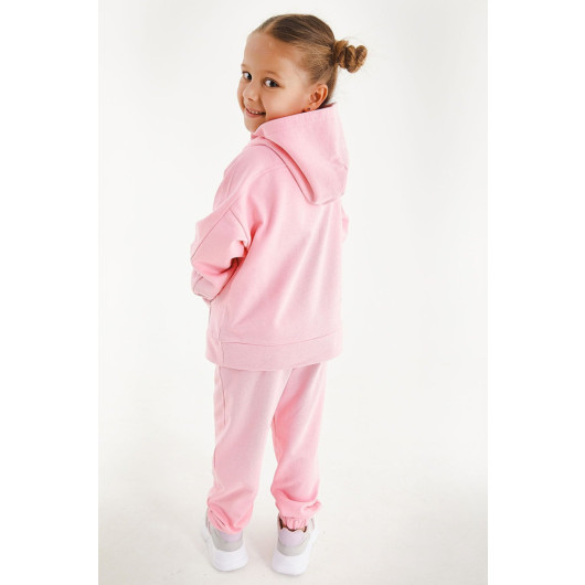 Hooded Girl Tracksuit Set