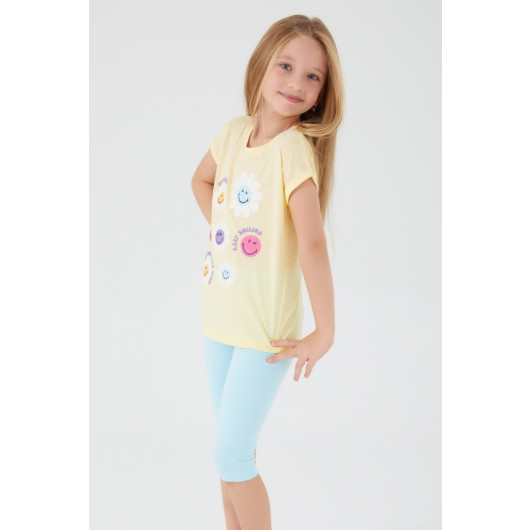 Rolypoly Keep Smiling Girl Capri Set