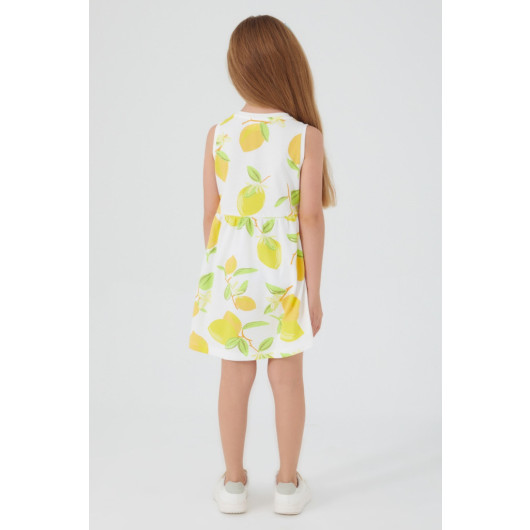 Rolypoly Lemon Branch Girl Dress