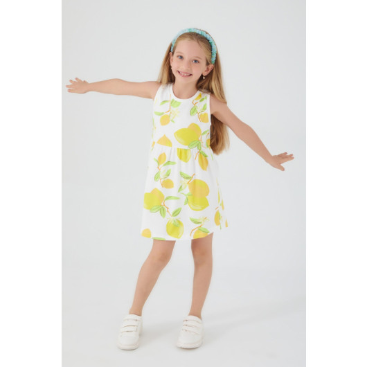 Rolypoly Lemon Branch Girl Dress