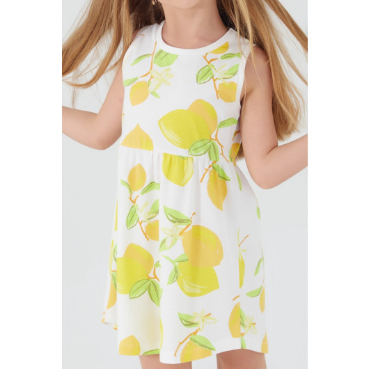 Rolypoly Lemon Branch Girl Dress