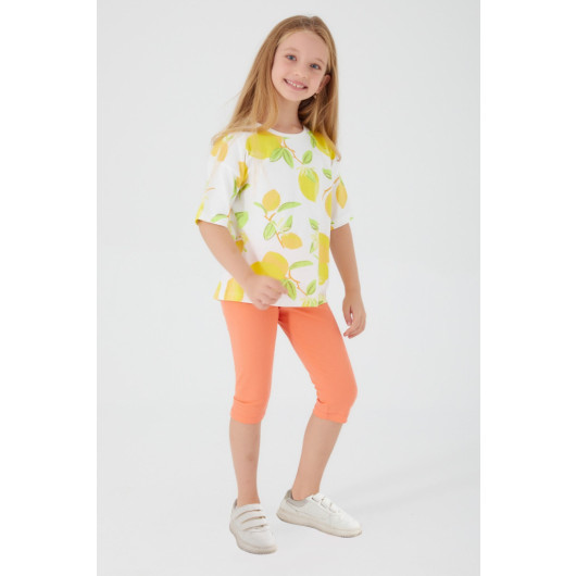 Rolypoly Lemon Girl Capri Set