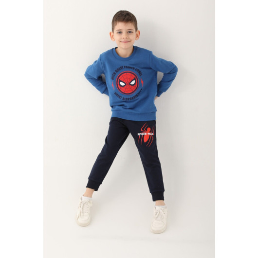 Saks Blue Boy Tracksuit Set