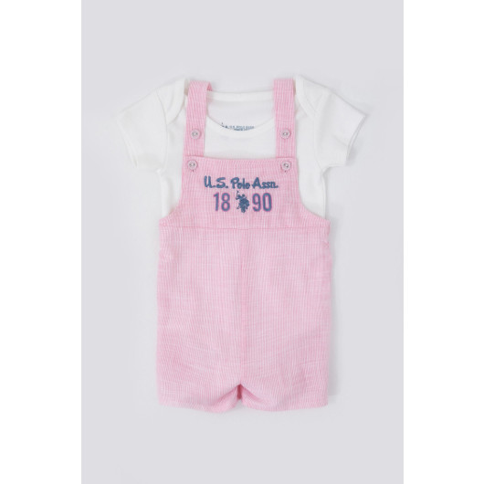 Delicate Candy Baby Tshirt Salopette Set