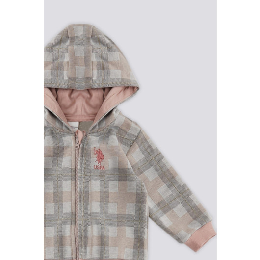 Zippered Hooded Baby 3 Piece Set