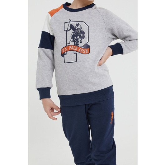 Licensed Boy Crew Neck Tracksuit Set