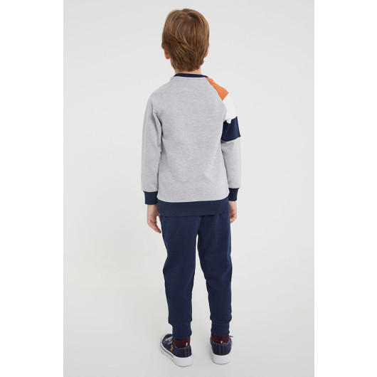 Licensed Boy Crew Neck Tracksuit Set