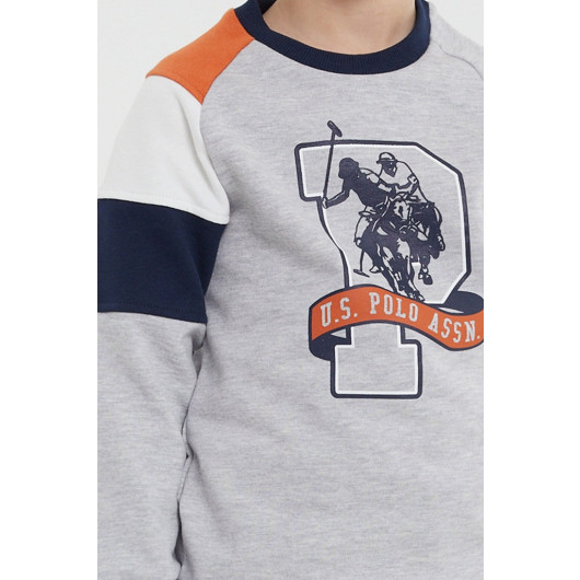 Licensed Boy Crew Neck Tracksuit Set