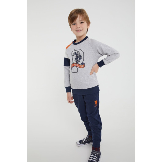 Licensed Boy Crew Neck Tracksuit Set