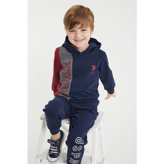 Boy Hooded Tracksuit Set