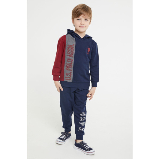 Boy Hooded Tracksuit Set