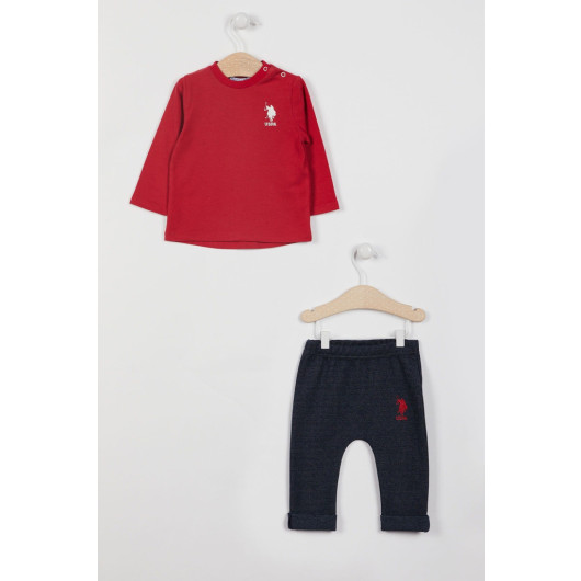 Zippered Baby Boy Long Sleeve 3 Piece Set