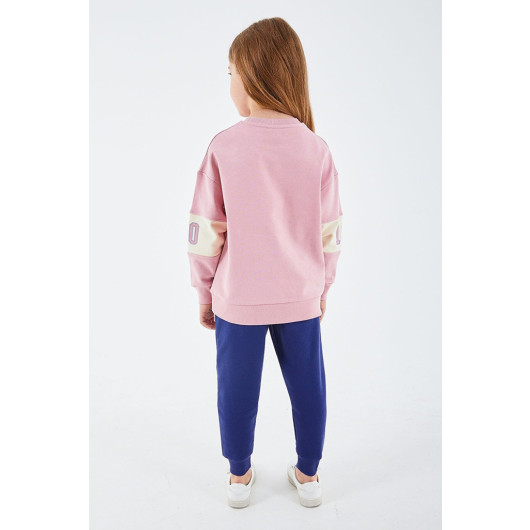 Classic Girl Ribbed Tracksuit Set