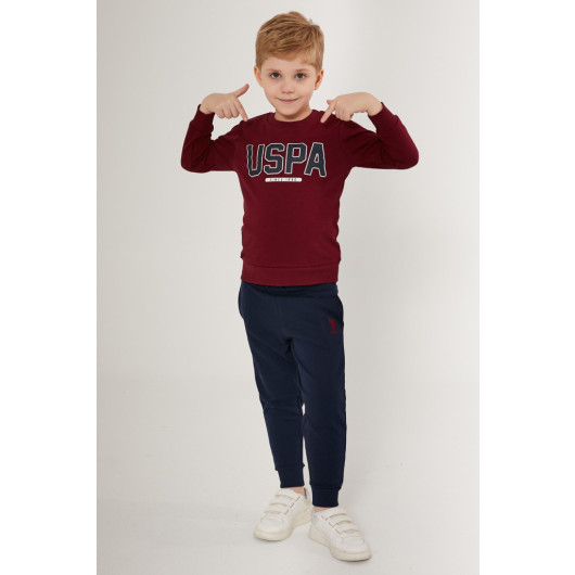 Original Pattern Boy Tracksuit Set