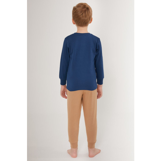 Pattern Boy Long Sleeve Pajama Set