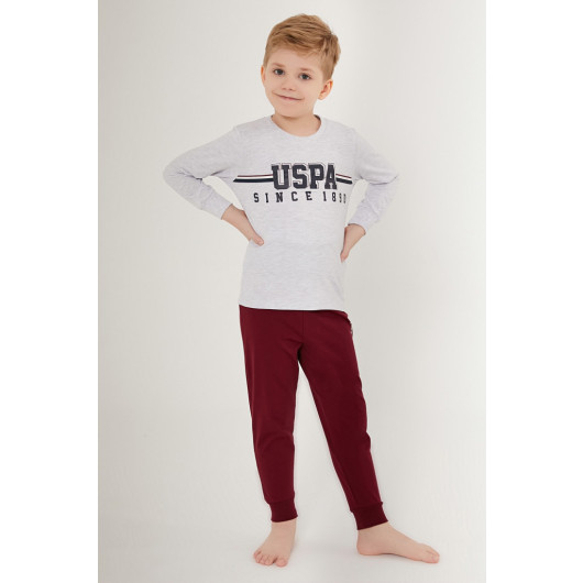 Pattern Boy Long Sleeve Pajama Set