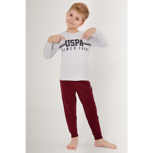 Pattern Boy Long Sleeve Pajama Set