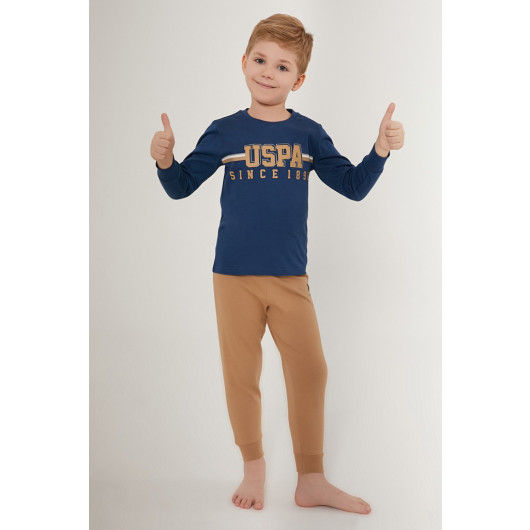 Pattern Boy Long Sleeve Pajama Set