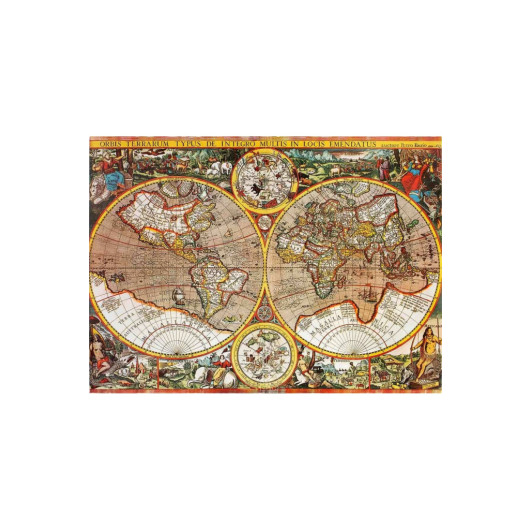 بازل 1000 قطعة لخريطة العالم القديم