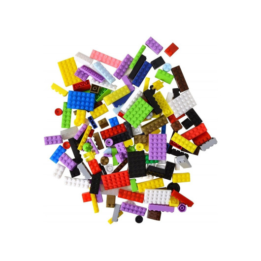 مكعبات ملونة ميكرو 1000 قطعة بصندوق بلاستيك