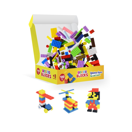 Funny Blocks Mini 100 Pieces Fun Blocks