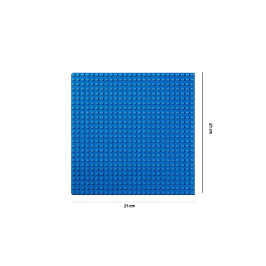 Funny Blocks Compatible Flexible Floor Blue 21X21 Cm