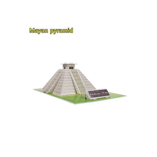 Mayan Pyramid 3D Puzzle Jigsaw Model