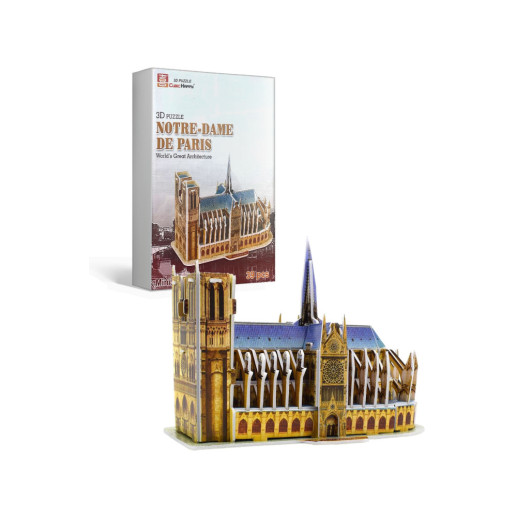 Notre Dame De Paris 3D Puzzle Jigsaw Model