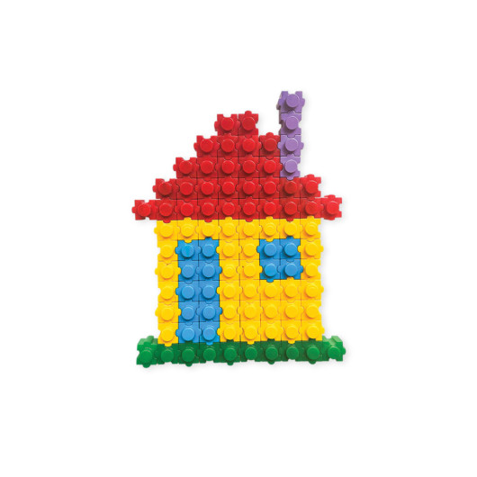 Puzzle Funny Blocks 150 Pieces Building Blocks With Plastic Box