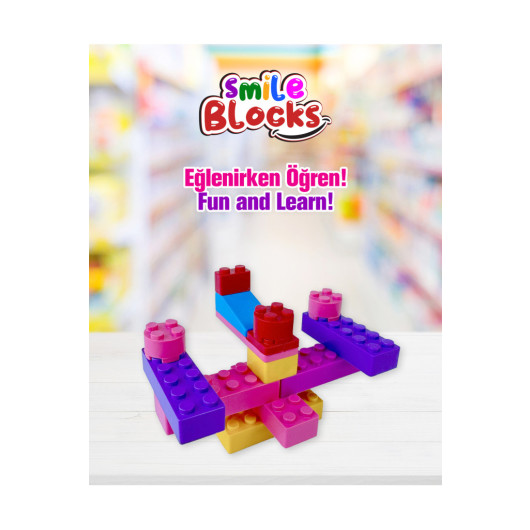 Smile Blocks 540 Pieces Micro Block With Plastic Box