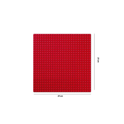 مكعبات تعليمية ملونة 540 قطعة بارضية حمراء