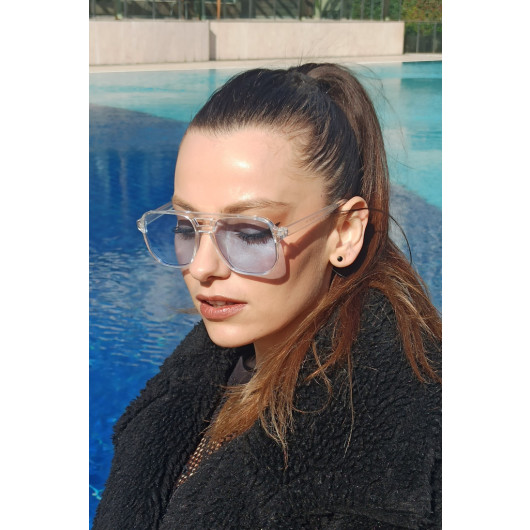 Unisex Sunglasses Transparent