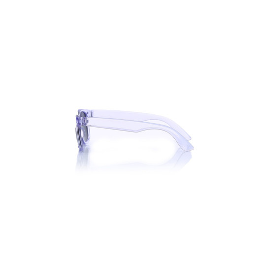 Transparent Light Purple Unisex Sunglasses