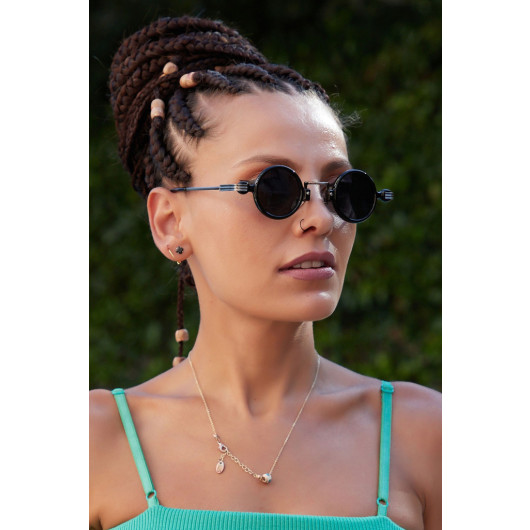 Women Sunglasses Black Smoked