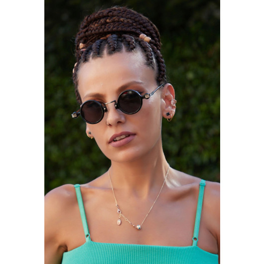 Women Sunglasses Black Smoked