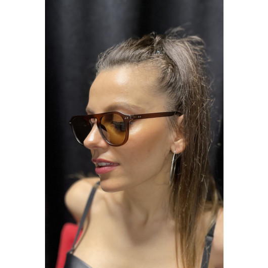 Matte Brown Unisex Sunglasses